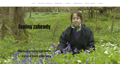 Desktop Screenshot of janinyzahrady.cz