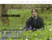 Tablet Screenshot of janinyzahrady.cz